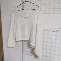 レディース　サマーニット　ホワイトのサムネイル