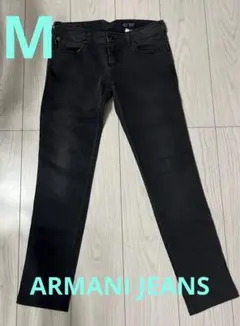 ARMANI JEANSストレッチ スリム デニム パンツ グレー 27インチ