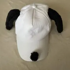 SNOOPY 犬耳キャップ ホワイト