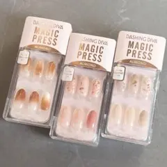 ダッシングディバ マジックプレス アーモンド　3点【新品・匿名配送】