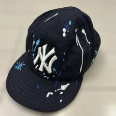 New Era NY Yankees ペイント キャップ　ニューエラ　ベビー刺繍のサムネイル