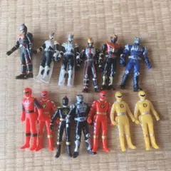 仮面ライダー  戦隊モノフィギュアセット