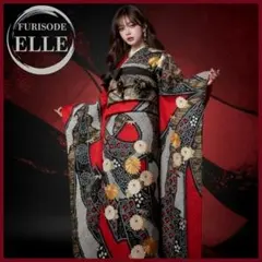 振袖フルセット(8点)高級手絞り・成人式・古典柄・金駒刺繍・高身長