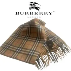 ［新品］Burberry バーバリー マフラーウール 100% ノバチェック