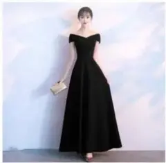 前撮り　ブラックドレス