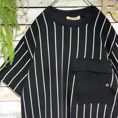 CULLNI クルニ Tシャツ ストライプ ポケットBLKのサムネイル