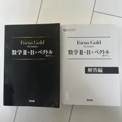 Focus Gold 数学 II+B+ベクトル 教科書と解答編セット