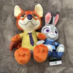 ズートピア ペア ぬいぐるみ