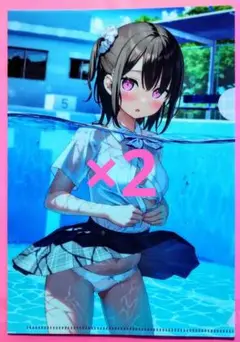 カントク A5 クリアファイル もっとみてみてチェック しずく