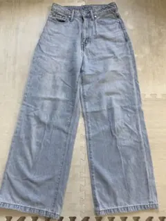 AMERICAN HOLIC ワイドレッグ デニムパンツ ライトブルーのサムネイル