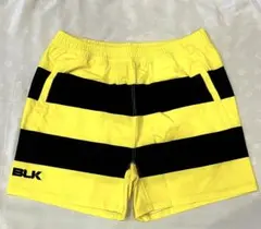 新品　BLK ラガーパンツ XL イエロー/ブラック　ＸＬ　ラグビー　花園