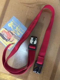 FUMITO GANRYU フミト ガンリュウ　ELASTIC BELT 赤