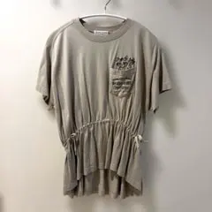 メゾピアノジュニア　半袖Tシャツ　Sサイズ　140 ベージュのサムネイル