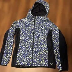 MIZUNO ミズノ フード付きジャケット ブルー レディースMのサムネイル