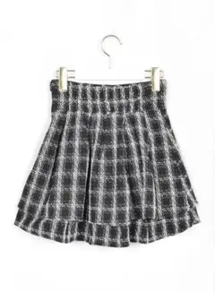 evelynツイードダブルフレア スカート