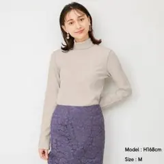 リブタートルネック Tシャツ