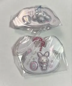 サンリオ　パッケージチャーム　2個セット　シナモロール　ウィッシュミーメル
