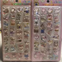 ダッフィフレンズ　ジュエリードロップ ２枚セット