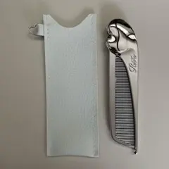 Refa リファ　アイラ　コームケース　ライトブルー　ハート付き　抗菌素材