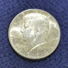 【1964年】ケネディハーフダラー銀貨1枚 ミントマークＤ 1964年】ケネディハーフダラー銀貨1枚 ミントマークD - メルカリ