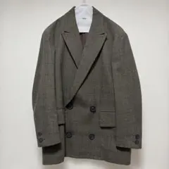 【kolor 22AW】 ダブル テーラードジャケット ブラウン サイズ1のサムネイル