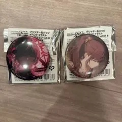 プロセカ　グリッター缶バッジ　朝比奈まふゆセット