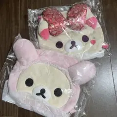 コリラックマとストロベリーキャット ぬいぐるみコインケース 2021