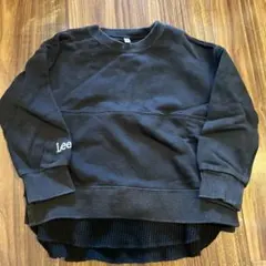 Lee 黒 スウェットトレーナー