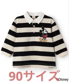 【Disney】petit main（プティマイン）ラガー長袖Tシャツ90サイズ