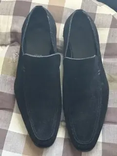 【最終値下げ】【美品】GUCCI スエード ブラック ローファー