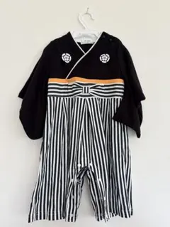 袴ロンパース　ベビー　赤ちゃん　80㎝　男　初節句 御宮詣り　足袋風靴下