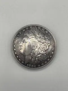 1921 モルガンダラー 銀貨　コンチョ ヘアゴム　ブレスレット　カスタム 1921 モルガンダラー 銀貨 コンチョ ヘアゴム シルバーパーツ カスタム