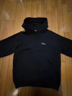 Dime 黒 フード付きパーカー