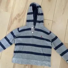 Ralph Lauren パーカー 120 ボーダー　フーディ ラルフローレン