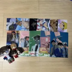 気まぐれ特価　名探偵コナン クリアファイル ぬいぐるみセット