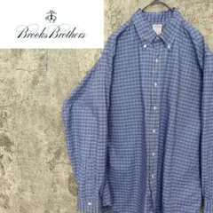 【レア】ブルックスブラザーズ★USA製 メイカーズ ボタンダウンチェックシャツ