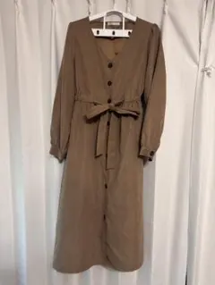 NICECLAUP ワンピース　ブラウン