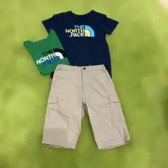 THE NORTH FACE Tシャツ2枚とショートパンツセット 140