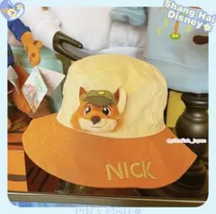 【現地購入☆正規品】ニック　ズートピア　バケットハット　帽子　上海ディズニー