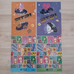 【非売品】BT21 クリアファイル 4枚セット