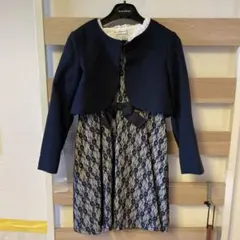 フォーマルドレス 女の子 120cm 卒園式・入学式 （４点セット）