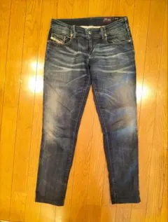 DIESEL Grupee NE ストレッチ スキニーデニム 25 ダークブルー