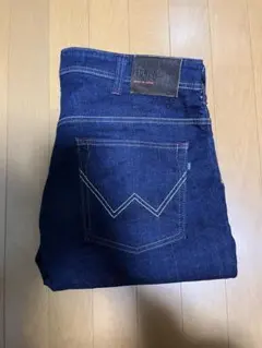 EDWIN ダークブルー ストレートジーンズ