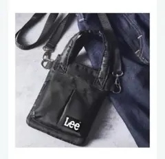 smart 付録　Lee ブラック　ヘルメットバック型ミニショルダー
