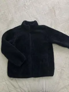 UNIQLO ブラック フリースジャケット 150