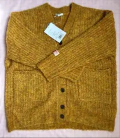 JAVA ブークレ Vネックカーディガン