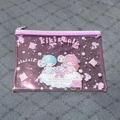 リトルツインスターズ　キキララ　フラットポーチ