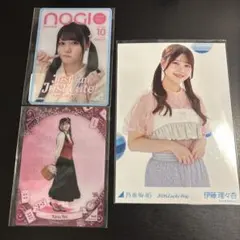 伊藤理々杏　カレンダー　生写真　チュウ 乃木坂46 モバイル クリアカード