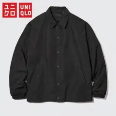 Uniqlo ユニクロコーチジャケット　ブラックL311-445041　美品