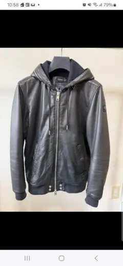 ディーゼルDIESELレザージャケットブラック